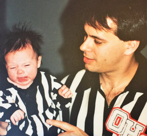 Family in Stripes | The Bond between a Father and Son